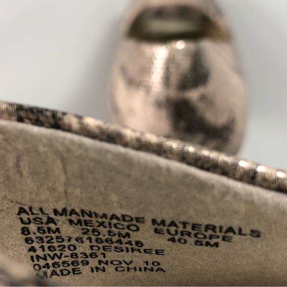 Apostrophe Desiree Women’s Peep Toe Pump Heels Size 8.5M - Picture 8 of 10